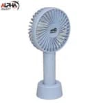 Portable Rechargeable Usb Mini Handy Fan With 3 Speed & Base