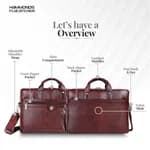 Hammonds Flycatcher Brown Genuine Leather Laptop Bag For Men - Bags | Laptop Bags For Men | Bag For Men