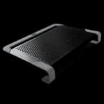 Notepal U2 PLUS V2, Cable Manger, 2in1 Case, 2 x Moveable Fan, Metal + Fabric