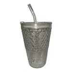 Glass Tumbler With Reusable Straw