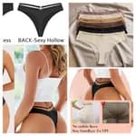 Premium Ice Silk Invisible Briefs Set for Women 1Pcs
