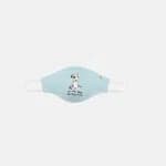 Zivame Kids Reusable 2 Layer Antiviral Knit Cotton Face Mask (Pack Of 3) - Lt Blue Blue Pt Dk Blue