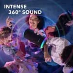 Anker Soundcore Flare 2 Bluetooth Speaker with 360° Sound, Adjustable EQ, 12 Hour Playtime, IPX7 Waterproof