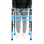 Plain Double Bar Frame Balanced Adjustable Adult Walker(Multicolor,Design