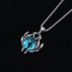 Devil Eye Pendant Necklace for Men/Boys - Stainless Steel