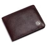 Hammonds Flycatcher RFID Protected Brown Genuine Leather Wallet for Men
