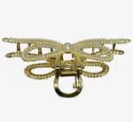 Golden Hair Clip With pearl1-PCs