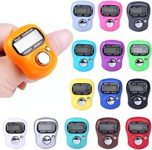 Tally Counter, Digital Electronic Finger Counter And Reset for Mantra Jap, Cricket Umpire, and Various Counting Purposes - 1 pc  (Body Color May Vary)