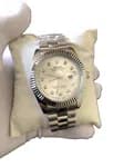 Luxury DATEJUST Steel & Gold Quartz Casual Design Stainless Steel Military Water Resistant Wrist Watch For Men