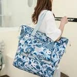 Extendable Travel Bag Large Capacity Waterproof Nylon Foldable Gym Luggage Shoulder Duffel Bag