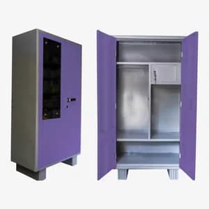 Purple Color Plain Locker Full Door Mirror Leg Daraz