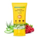 Mamaearth HydraGel Indian Sunscreen with Aloe Vera and Raspberry for Sun Protection - 50 g