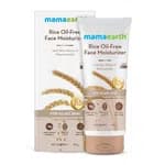 Mamaearth Rice Oil-Free Face Moisturizer With Rice Water & Niacinamide for Glass Skin - 80 g