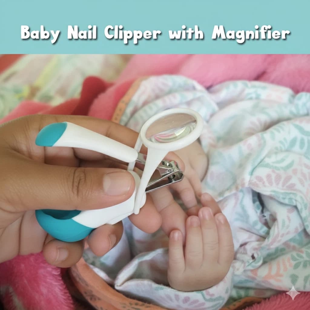 Baby Nail Clipper with Magnifier
