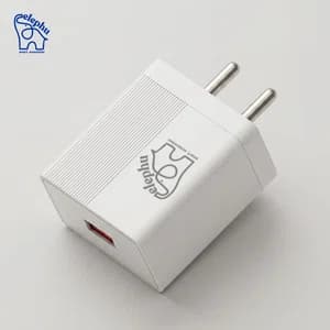 Elephu ep-25A Charging Adapter| Fast Charging| USB To Type C cable included| Universal Compatibility|