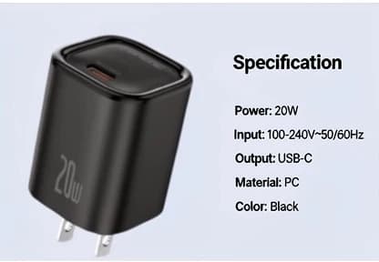 100% Original Foneng US16 PD 20W Adaptor