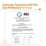 The Derma Co 1% Hyaluronic Sunscreen Aqua Ultra Light Gel with SPF 50 PA++++ UV A, UV B & Blue Light Protection 50g