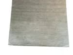 Hand Knotted/Handmade Nepali Woolen Carpet/Silver Color/60 Knots/ 4.10 Ft x 5.94 Ft