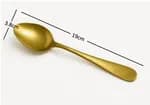 6 Golden stainless steel spoon (Pack of 6)