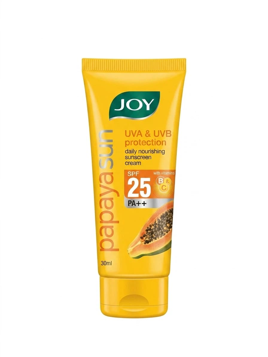 Joy Papaya Sun Daily Nourishing Sunscreen Cream (SPF 25)