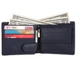 Hammonds Flycatcher Genuine Leather Blue Wallet for Men (HF 592 BNL)
