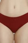 Zivame Anti-Microbial Low Rise Hipster Panty (Pack of 2) For Women - Pink Red