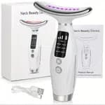 ​LED Face & Neck Lifting Device – 4-in-1 EMS Tightening Massager for Wrinkle Removal, Skin Rejuvenation & Facial Sculpting – Professional Beauty Tool