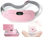 Premium Period Belt | Menstrual Cramp Relief Heating Belt for Women | Electric Warming Pad with Vibration Massage | 3 Temperature Levels | USB Rechargeable | Portable Pain Relief Waist & Abdominal Heating Pad