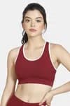 Zelocity Sports Bra - Maroon