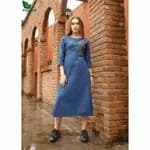 FuLoo's Slider Denim Western Kurti # 1228
