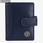 Hammonds Flycatcher Blue Leather Unisex Card Wallet (Cc602V)