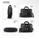 Hammonds Flycatcher Black Genuine Leather Bag For Men