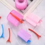 18 Pcs Multicolor Magic Hair Rollers For Women - Self Holding Hair Curling Rollers Kit With 10 Free Hair Clips