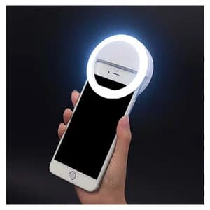 Selfie Ring Light LED Rechargable For Tiktok & Photography On Mobile