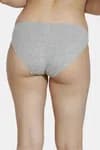 Zivame (Pack of 3) Bikini Low Rise Anti-Microbial Panty For Women - Blue Pacific Grey