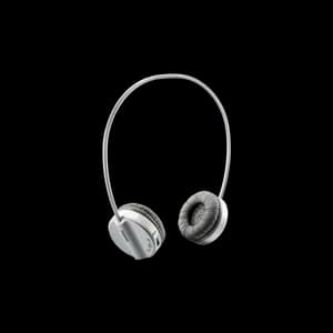 H6020 Bluetooth Headphone w/ mic, GREY - NEW PACKAGING