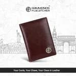 Hammonds Flycatcher Brown Unisex Genuine Leather Card Holder
