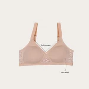 Zivame Double Layered Non Wired Full Coverage Bra-Skin