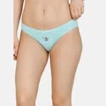 Zivame Bikini Low Rise Anti-Microbial Panty (Pack of 3) For Women - Fruit Blue Dove