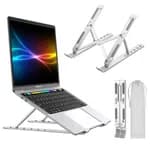 Foldable Portable Laptop Stand With FanFoldable Portable Metal Laptop Stand With Detachable Fan