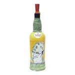 King Birendra Printed Handmade Craft Bottle With Light Lamp