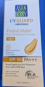 Asta Berry Uv Guard Tinted matte