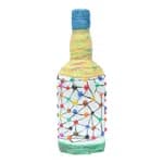 Hot Glue Bubble Hand Print Handmade Craft Bottle For Decoration