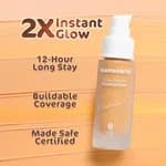 Mamaearth Glow Serum Foundation - 30ml | Beige Glow