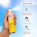Sun spray | Swiss Beauty Sunscreen Air Mist | SPF 50 PA+++ | With Niacinamide | UVA+UVB Protection For All Skin Type | Even Over Makeup | For Face & Body | 80ml