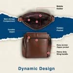 Hammonds Flycatcher Genuine Leather Unisex Sling Bag