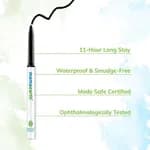 Mamaearth Charcoal Black Long Stay Kajal with Vitamin C & Chamomile for 11-Hour Smudge-free Stay