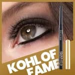 MARS Kohl of Fame Up to 12 Hours Stay Retractable Kajal | Smudgeproof and Waterproof | Long Lasting (0.35g) (Black)