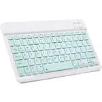 Ultra-Slim Bluetooth Keyboard Portable Mini Wireless Keyboard Rechargeable for Apple iPad iPhone Samsung Tablet Phone Smartphone iOS Android Windows