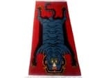 Nepali Hand-Knotted Red Traditional Woolen Carpet - 60 Knots, 90x190 cm